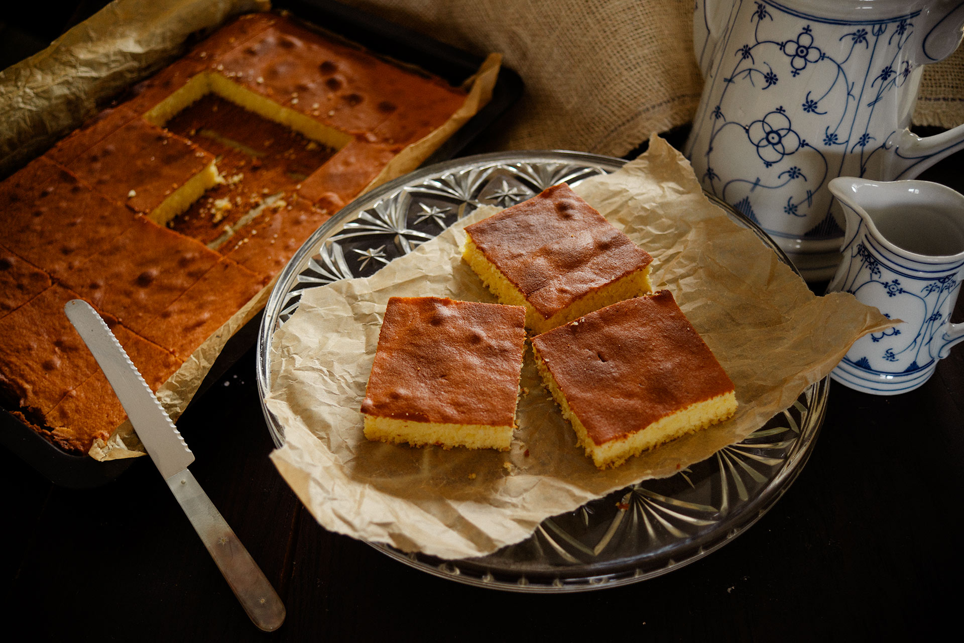 Zitronenkuchen vom Blech, Nordhessin Rezept