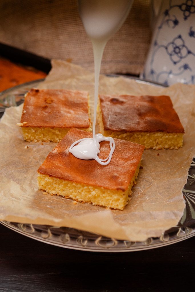 Zitronenkuchen vom Blech, Nordhessin Rezept